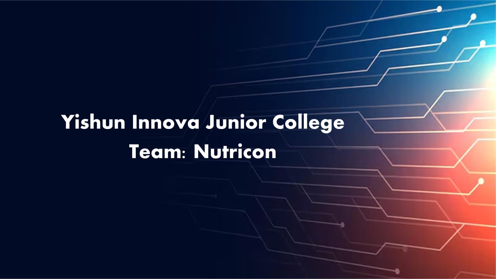 Yishun Innova Junior College - Nutricon - B10 showcase